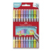 Oboustranné dětské fixy Faber-Castell Pastel - 10 barev