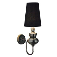 Nástěnná lampa AZzardo Baroco wall black AZ0062 E14 1x11W IP20 18cm černá