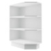 ArtExt Kuchyňská skříňka spodní ukončovací BONN | D6 30 Barva korpusu: Bílá