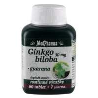 MedPharma Ginkgo biloba + Guarana - 67 tbl.