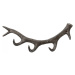 KARE Design Nástěnný věšák Antler černý, 35cm