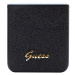 Guess hard kryt na Samsung Galaxy Z Flip 5 Black Glitter Flakes Metal Logo