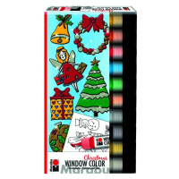 Marabu Sada slupovacích barev KiDS Christmas Window Color 10 x 25 ml