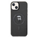 Karl Lagerfeld hard silikonové pouzdro iPhone 15 PLUS 6.7" black IML Ikonik MagSafe