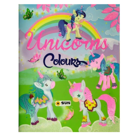 Unicorns - colours - zelená SUN