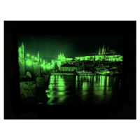 Obrázek svítící ve tmě - Praha formát A4 - Kód: 04986