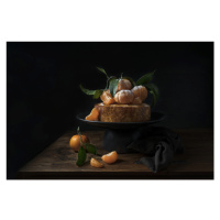 Fotografie Polenta cake with sweet mandarines, Diana Popescu, 40x26.7 cm