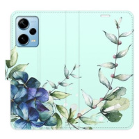 iSaprio flip pouzdro Blue Flowers pro Xiaomi Redmi Note 12 Pro+ 5G