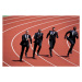 Fotografie Businessmen runnin g on track, Photo and Co, 40 × 26.7 cm