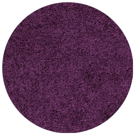 Ayyildiz koberce Kusový koberec Life Shaggy 1500 lila kruh Rozměry koberců: 160x160 (průměr) kru