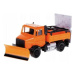 Bburago 1:43 servisní vozidla Road Security with Snow Plough and Signal Board