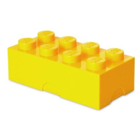 LEGO® box na svačinu 8 - žlutá 100 x 200 x 75 mm