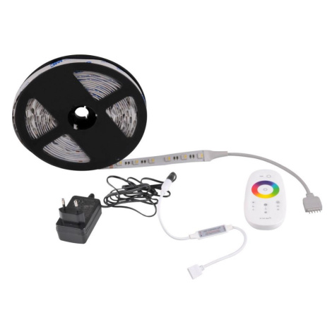 LED RGBW Stmívatelný pásek 3m LED/22W/24/230V + dálkové ovládání Donoci