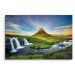 Plátno Vodopád Na Pozadí Hory Kirkjufell Na Islandu Varianta: 30x20