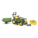 Bruder 62104 BWORLD Zahradní traktor John Deere X949 s figurkou