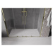 MEXEN/S Velar Duo posuvné sprchové dveře 180, transparent, złote 871-180-000-02-50