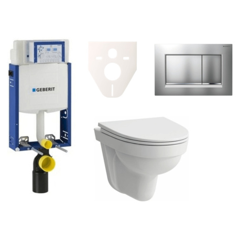 Cenově zvýhodněný závěsný WC set Geberit k zazdění + WC Laufen Laufen Pro Nordic SIKOGE2H7