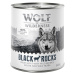 Wolf of Wilderness Adult - Single Protein 6 x 800 g - Black Rocks - kozí