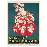 Obrazová reprodukce Anisette Marie Brizard, Leonetto Cappiello, 30 × 40 cm