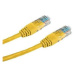 Datacom CAT6, UTP, 0.5m, žlutý