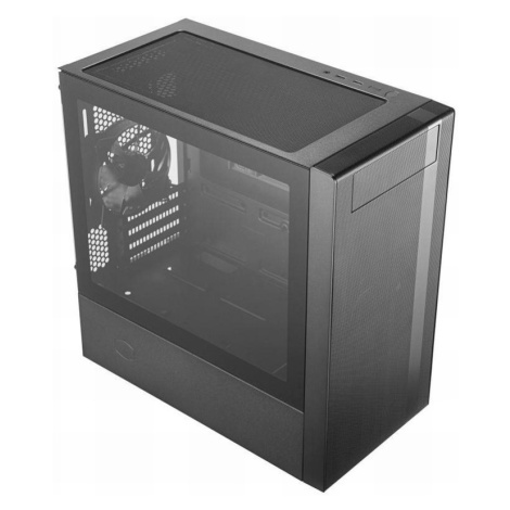 Cooler Master case MasterBox NR400, 2x USB3.0, Micro-ATX/Mini-ITX, Mini Tower, černá, bez zdroje
