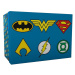 Dárkový set DC Comics - Logos (hrnek, sklenice, podtácky) - 5028486480142