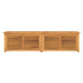 vidaXL Zahradní úložný box s vložkou 200 x 50 x 55 cm masivní teak