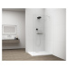 Polysan ESCA WHITE MATT jednodílná sprchová zástěna k instalaci ke stěně, sklo čiré, 1000 mm