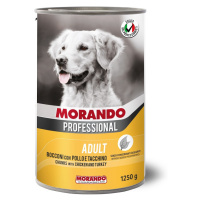 Konzerva pro psy  Morando Professional kuřecí,krůtí 1250g - pes 090157