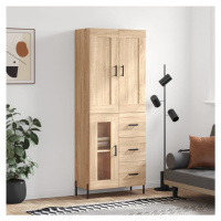 vidaXL Skříň highboard dub sonoma 69,5 x 34 x 180 cm kompozitní dřevo