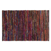 Různobarevný bavlněný koberec v tmavém odstínu 140x200 cm BARTIN, 57538