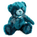 Plyšový medvídek Peacock Blue Ours Collection Doudou et Compagnie modrý 40 cm od 0 měsíců