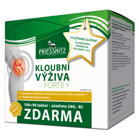 Priessnitz Kloubní výživa Forte Glukosamin+Kolagen 180+90 tablet Simply You Pharmaceuticals