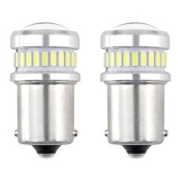 CANBUS LED 12V/24V 10W BA15s čirá 2 ks