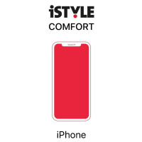 iSTYLE Comfort s 3D+ ochranným sklem proti modrému světlu na iPhone 13 6 / 6S / 7 / 8 / SE 2020 