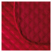 Přehoz na postel QUIDO červená 220x240 cm Mybesthome