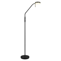 Černá LED stojací lampa (výška 160 cm) Moreno – Trio