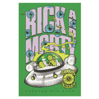 Umělecký tisk Rick And Morty - Spaceship, 26.7 × 40 cm