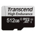 Transcend microSDXC 512GB 350V + SD adaptér