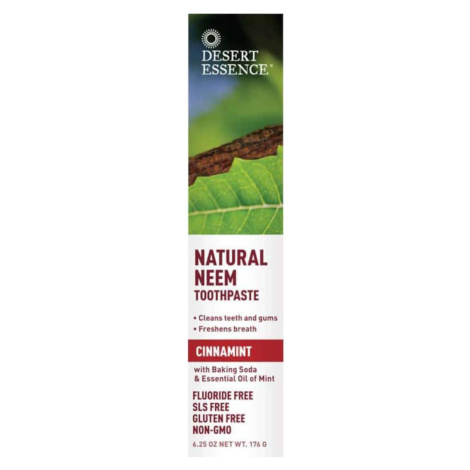 Desert Essence Zubní pasta NEEM, skořice a máta 176 g