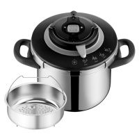 Tlakový hrnec Tefal Clipso+ CHEF 8 l P4551431 Nerezový/Černý