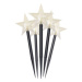 EMOS LED vánoční zapichovací hvězdy Figar s časovačem 35 cm teplá bílá