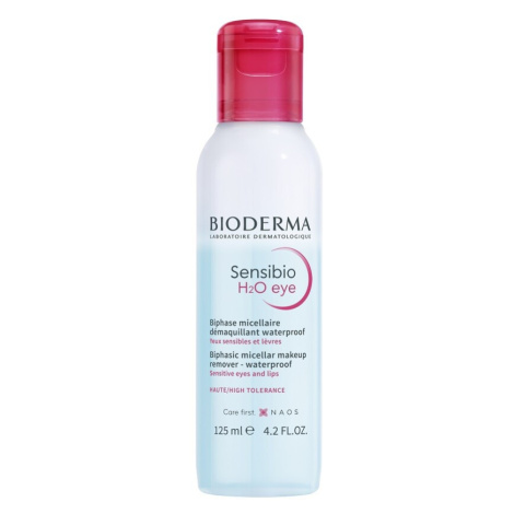 BIODERMA Sensibio H2O eye dvoufázový micelární odličovač pro citlivé oči a rty 125 ml