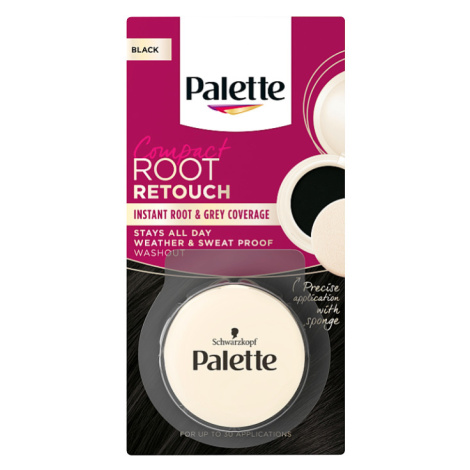 Palette Compact Root Retouch víceúčelový kompaktní pudr Černý 3g