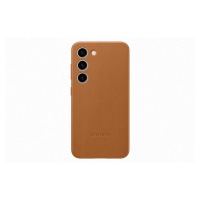 Ochranný kryt Samsung Leather Cover pro Samsung Galaxy S23+, hnědá