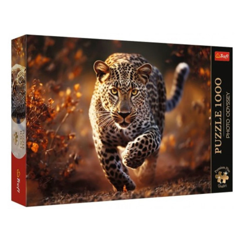 Trefl Puzzle Premium Plus - Photo Odyssey: Divoký leopard 1000 dílků 68,3x48cm v krabici 40x27x6