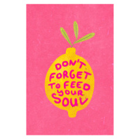 Ilustrace Soulfood Lemon, Raissa Oltmanns, 26.7 × 40 cm