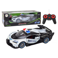 RC policejní auto 1:12 bílé