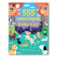 555 samolepek - Kočky a psi