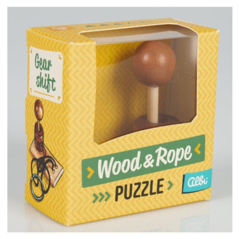 Albi Wood & Rope puzzle - Gear shift